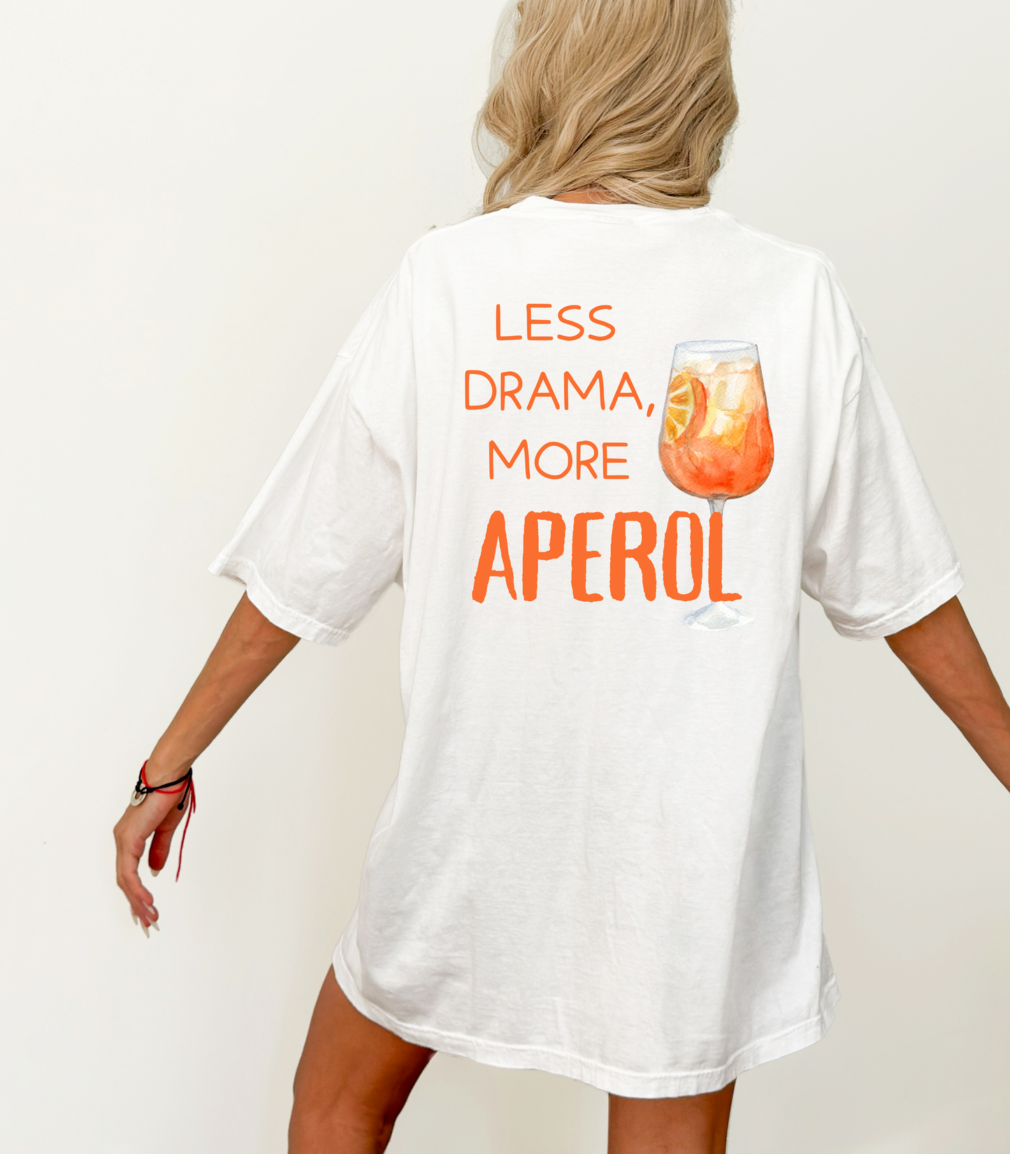 Sommer, Drinks, Aperol Spritz, Geschenk für Freund Freundin, Good Vibes, Sommer, personalisiertes T-Shirt Design