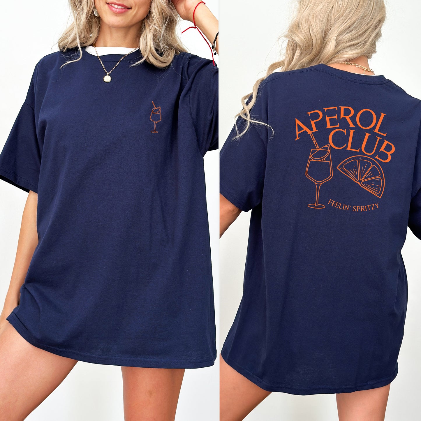 Sommer, Drinks Spritz, Geschenk für Freund Freundin, Good Vibes, Sommer, TShirt Design, Drinks, Holy Aperoli