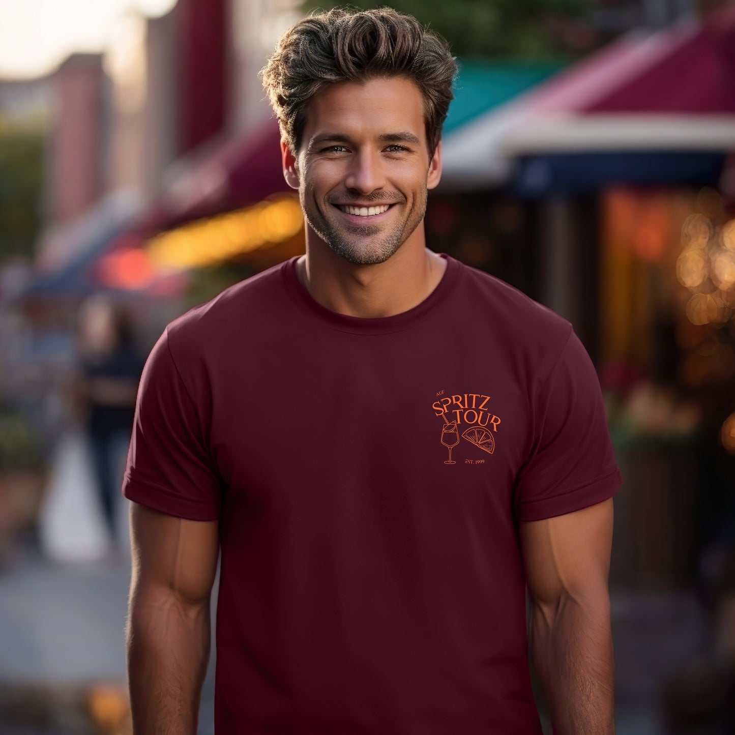 Sommer, Drinks, Geschenk für Freund Freundin, Good Vibes, Sommer, personalisiertes T-Shirt Design