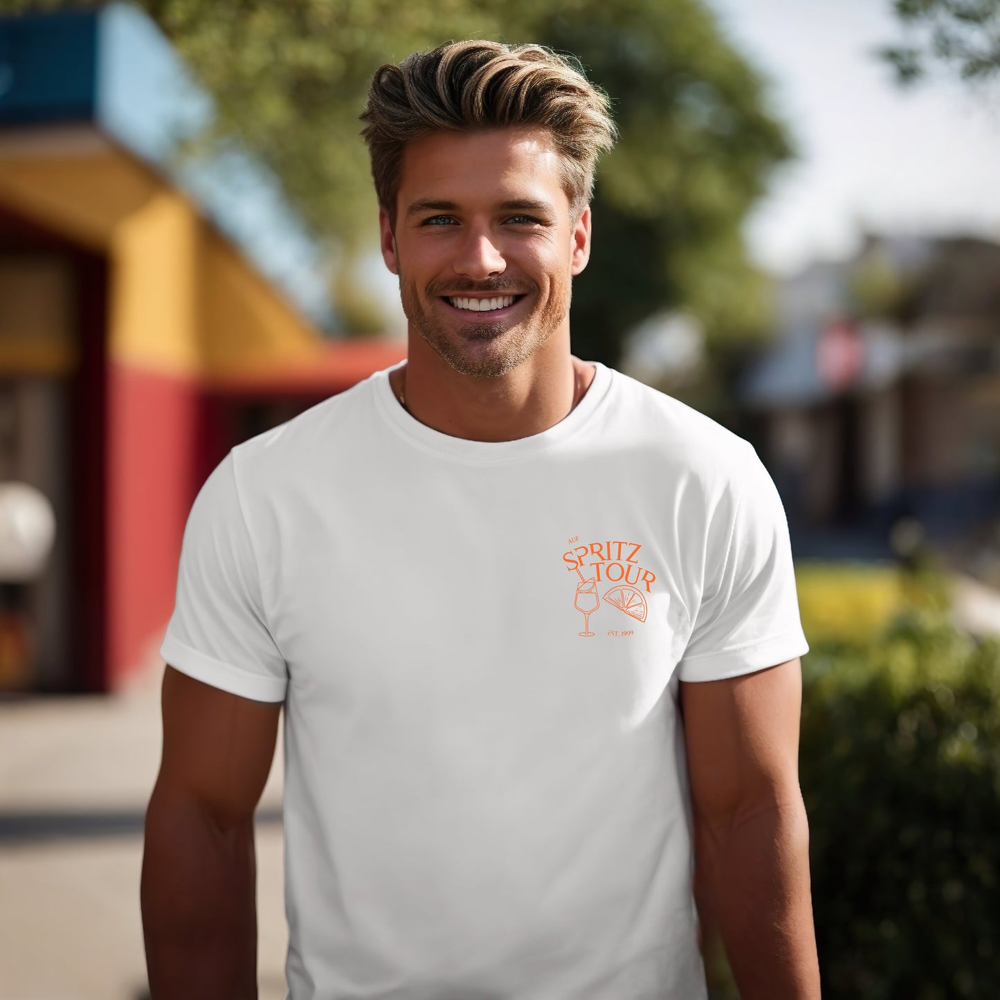 Sommer, Drinks, Geschenk für Freund Freundin, Good Vibes, Sommer, personalisiertes T-Shirt Design