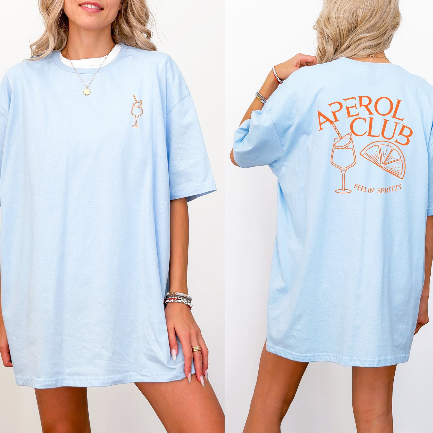 Sommer, Drinks Spritz, Geschenk für Freund Freundin, Good Vibes, Sommer, TShirt Design, Drinks, Holy Aperoli