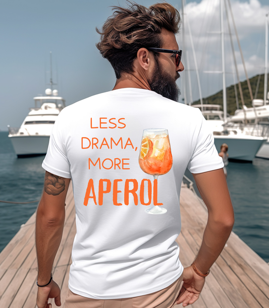 Sommer, Drinks, Aperol Spritz, Geschenk für Freund Freundin, Good Vibes, Sommer, personalisiertes T-Shirt Design