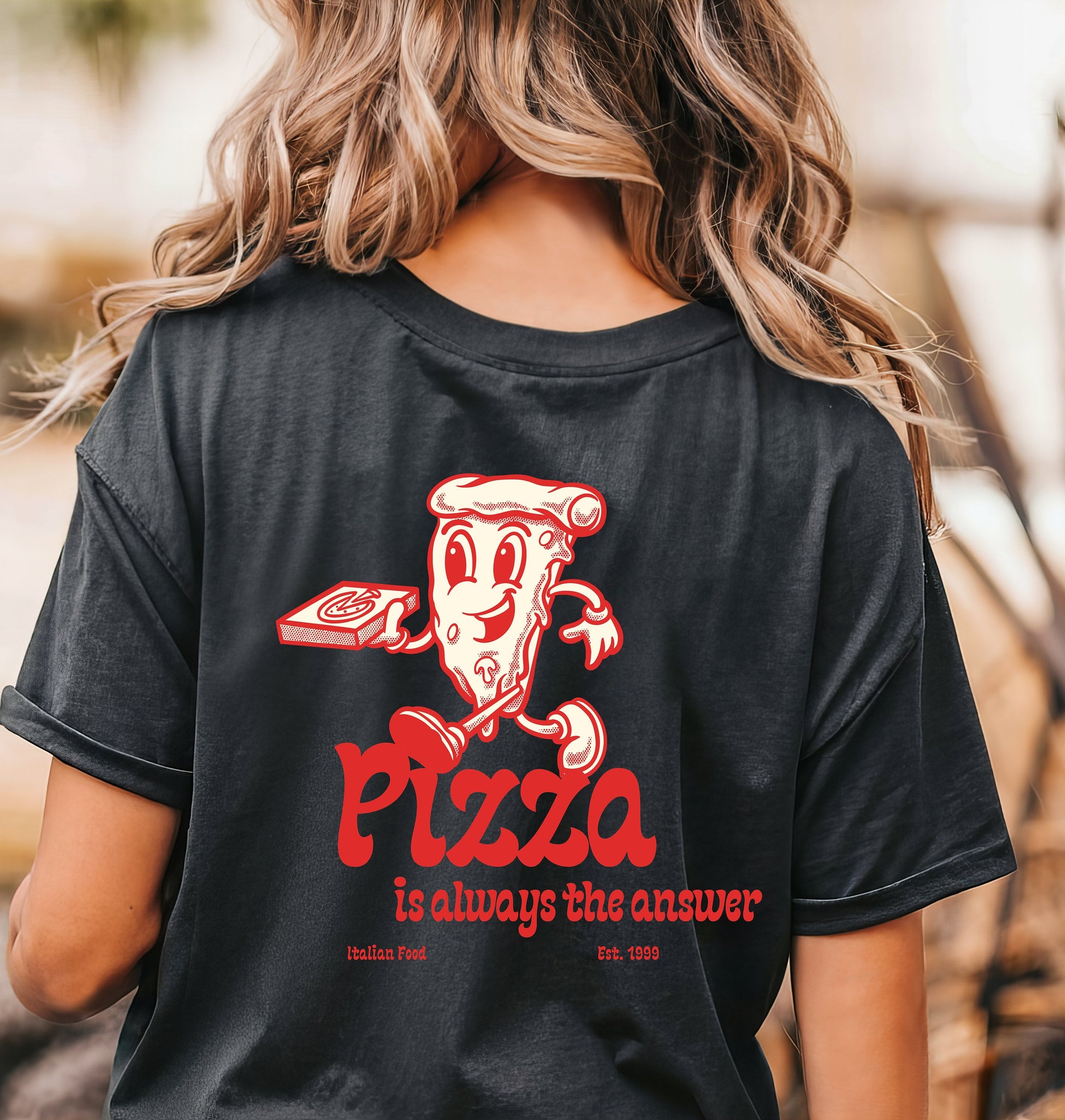 Geschenk, Geburtstagsgeschenk, Personalisiertes Geschenk, personalisiertes Design auf Tshirt, Pizza