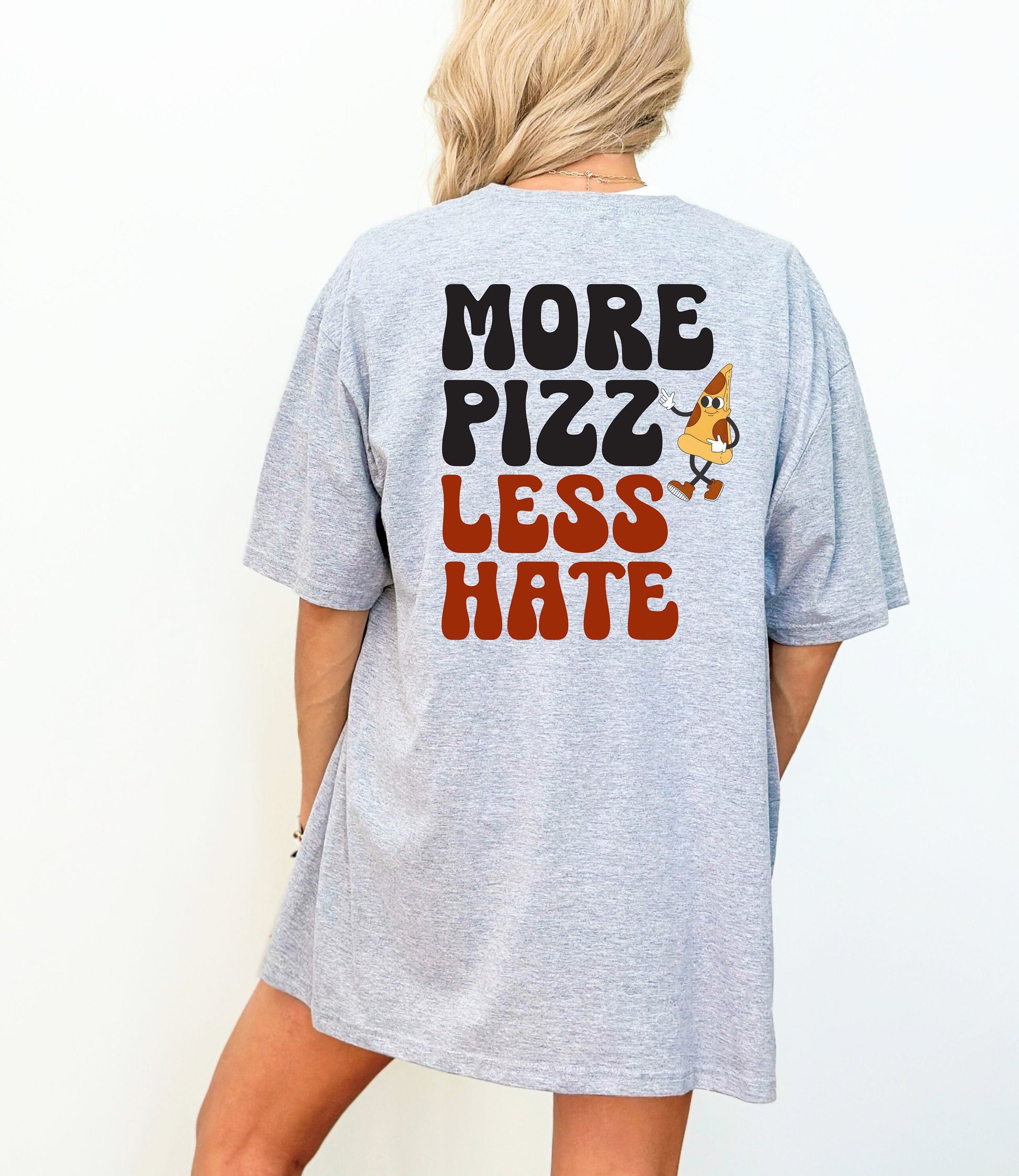 T-Shirt, Geschenk, Happy, Pizza Lover, cheese pizza shirt, pizza tower, funny shirt, unique