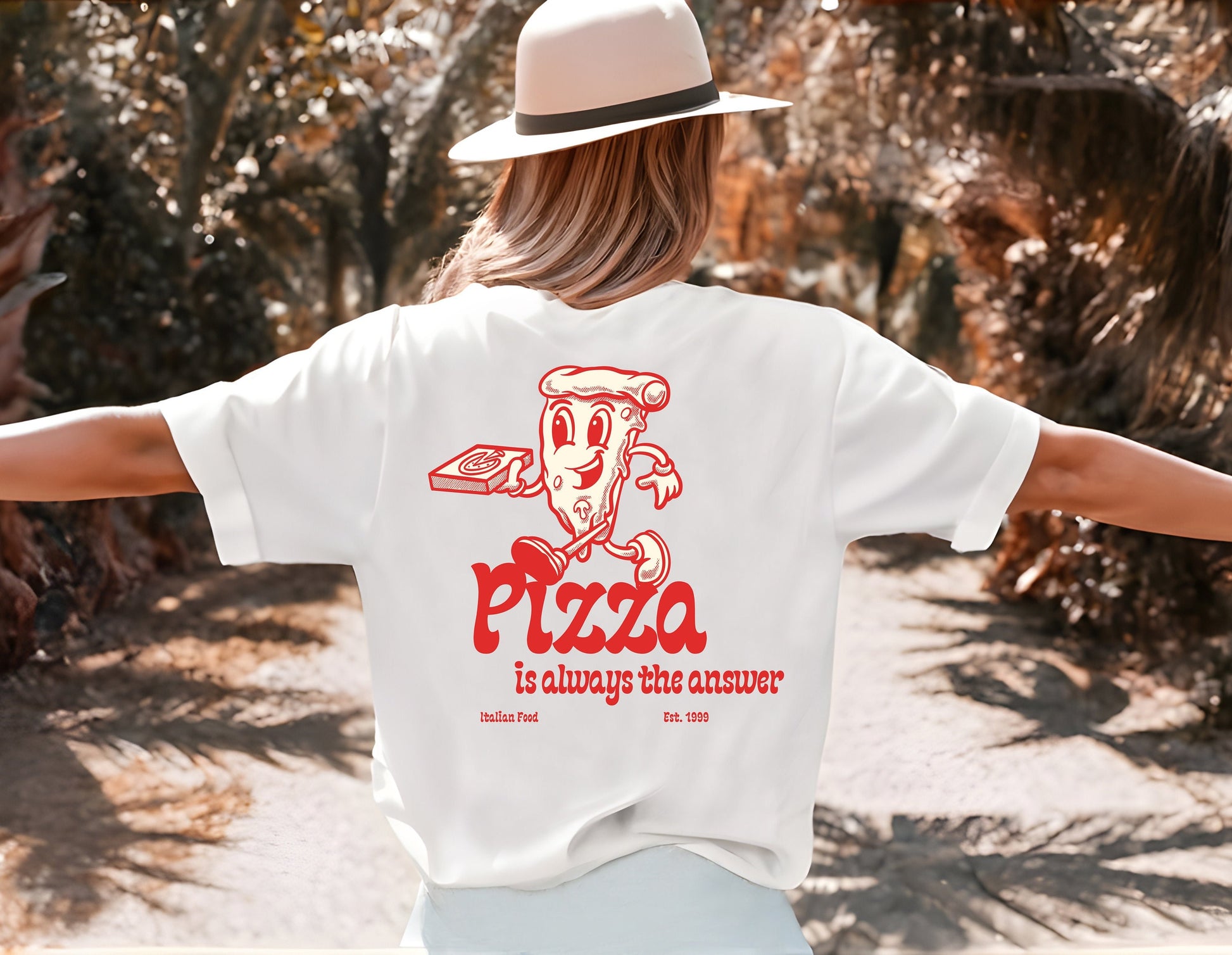 Geschenk, Geburtstagsgeschenk, Personalisiertes Geschenk, personalisiertes Design auf Tshirt, Pizza