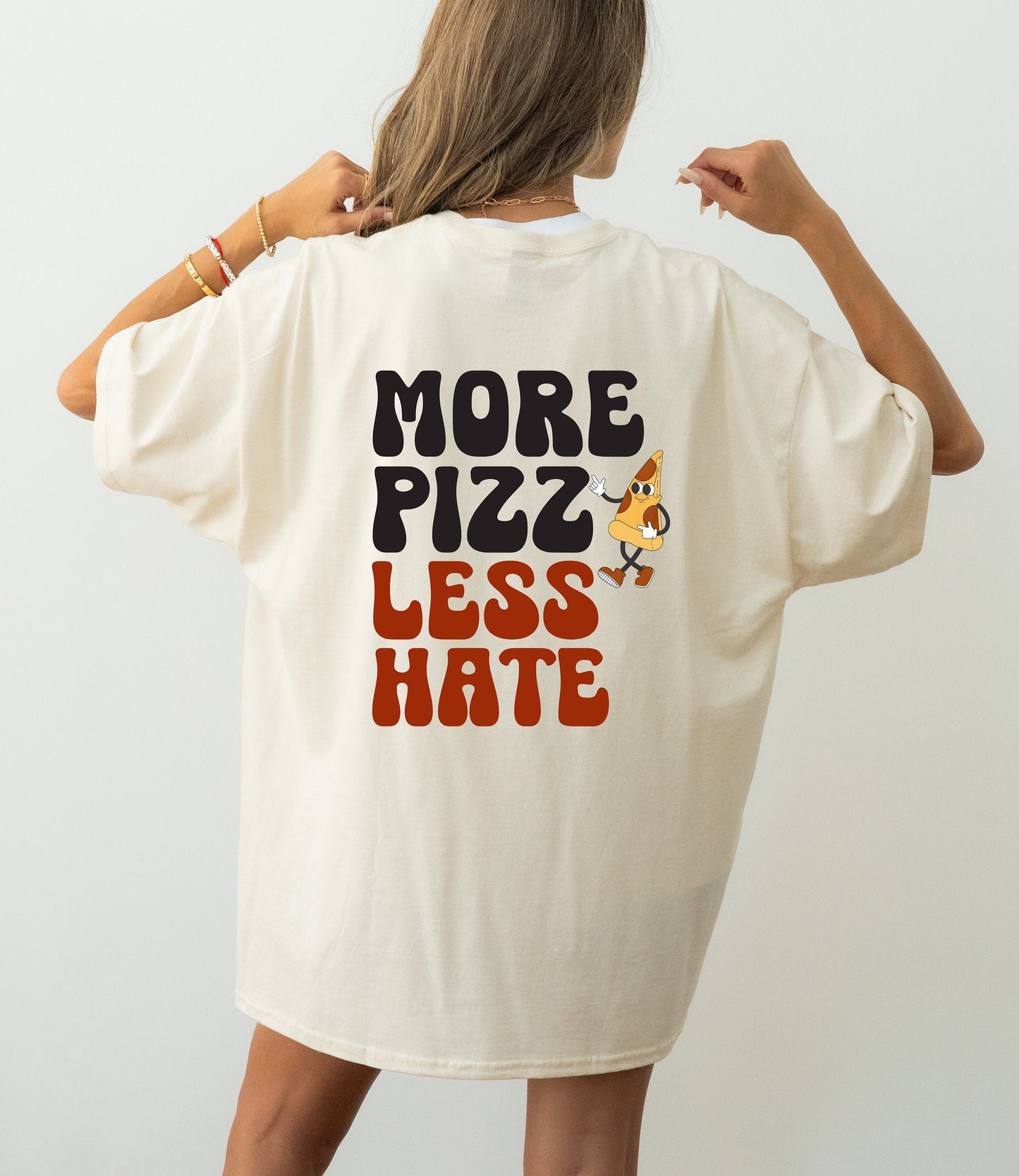 T-Shirt, Geschenk, Happy, Pizza Lover, cheese pizza shirt, pizza tower, funny shirt, unique