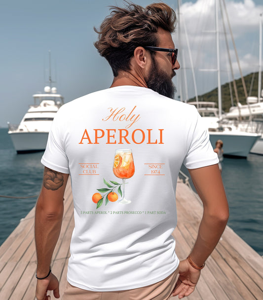 Sommer, Drinks, Aperol Spritz, Geschenk für Freund Freundin, Good Vibes, Sommer, personalisiertes T-Shirt Design