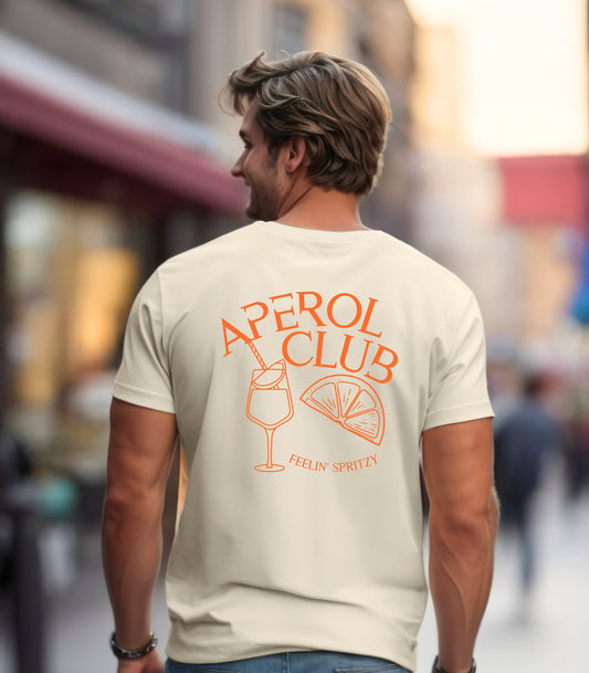 Sommer, Drinks, Aperol Spritz, Geschenk für Freund Freundin, Good Vibes, Sommer, personalisiertes T-Shirt Design