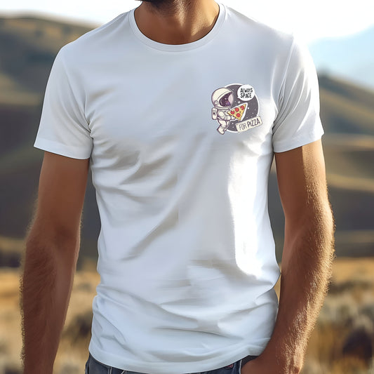 Vorne Pizza, Pizzalover, Pizzatower, Geschenk zum Geburtstag Freunde Familie, Gift, Tshirt Männer
